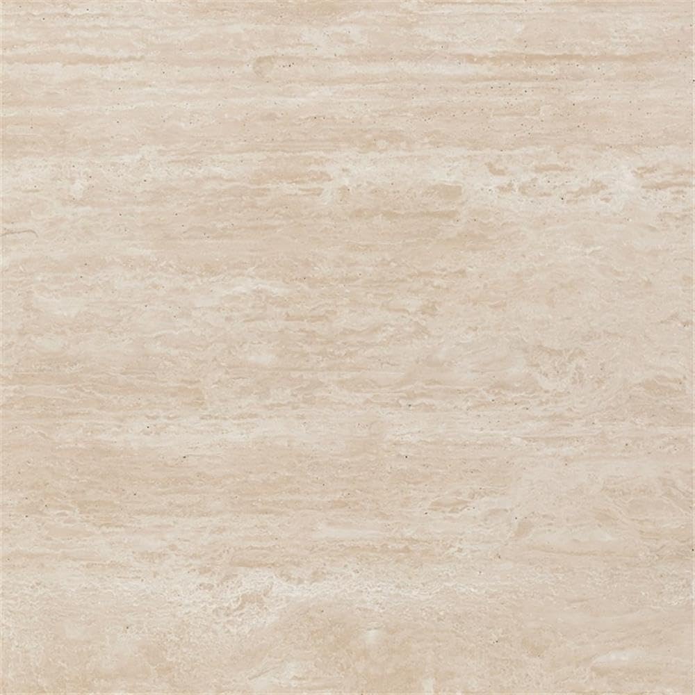 Acme Leonardo Dining Table in Travertine Top & Dark Oak