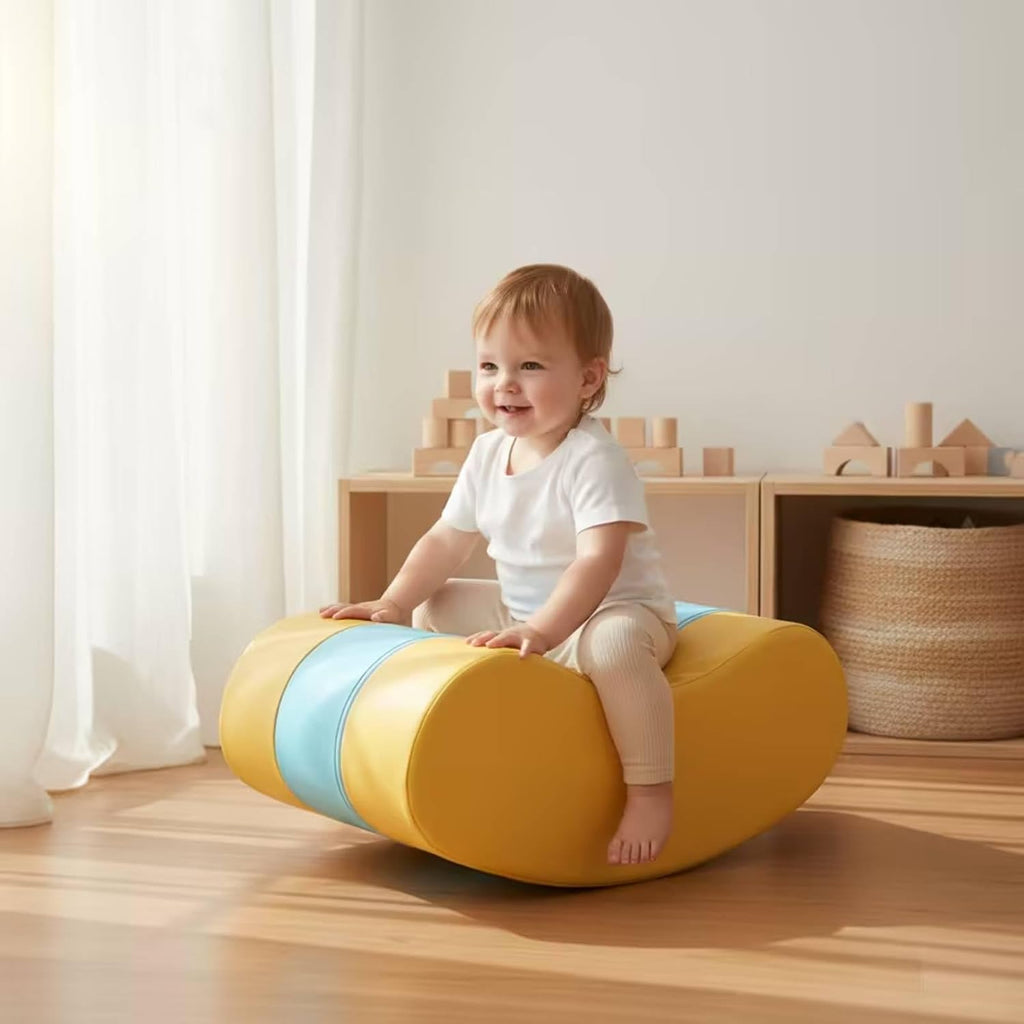 Rocking Boat Soft Rocker Cushioned for Kindergarten