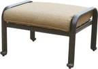Darlee Elisabeth Cast Aluminum Patio Ottoman - Antique Bronze