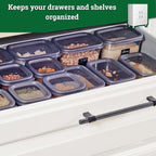"12-Piece 40 OZ BPA-Free Airtight Food - Food Storage Containers With Lids, Flour, Pantry Storage Includes 20 Reusable Washable Labels, Kitchen Organizer