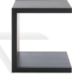 SAFAVIEH Couture Collection - Tawney Black Accent Table, C-Shaped Side Table, Modern Minimalist Design (SFV1317A)