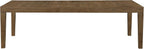Lexicon 84-102 Inch Extendable Dining Table for 4-8 People, Large Rectangle Wooden Kitchen Table with Self-Storing Extension Leaf Space Saving, for Dining Room, Living Room, Home Office, Brown
