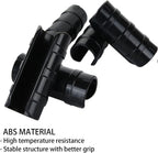 50 PCS 1 inch Greenhouse Clamps Clips 26mm Black ABS Snap Clamp Tube Clip Garden Buildings Tube Clip for Greenhouse Film, Sunshade Nets, Frame Shelters (Outer Ø 1.26”inner Ø 1”)