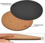 10Pcs Cork Plant Mat Round Cork Plant Coasters 4/6/8 Inch DIY Corks Pad Plants Plate Pad for Gardening, Indoor and Outdoor Pots, DIY Craft Project
