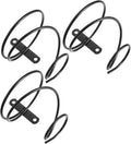 Cabilock 3pcs Elegant Spiral Wine Bottle Display Stand Red Wine Rack for Wall Rack Holder