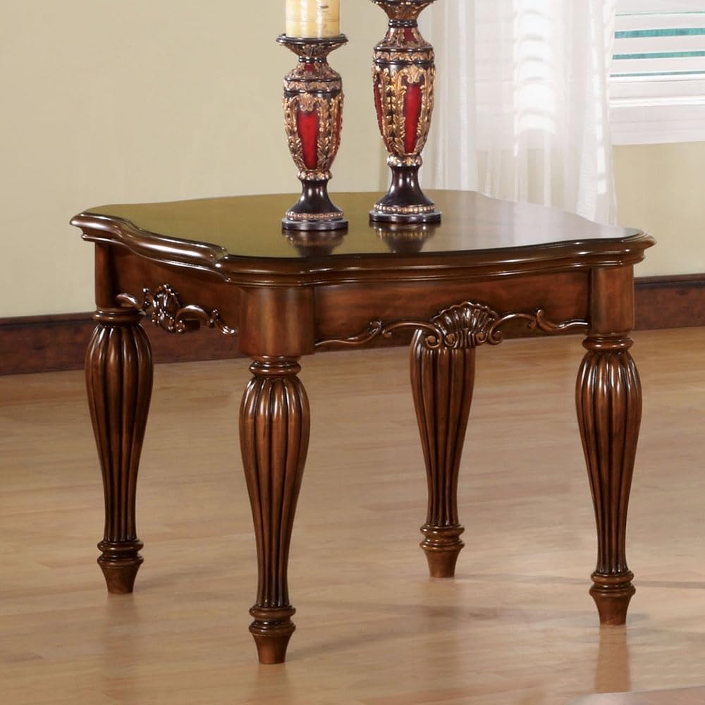 2 PS Luxury End Tables, Cherry Finish
