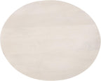 Kate and Laurel Sureda Modern Wooden Oval Side Table; 20 x 16 x 22; Bleached Wood; Transitional Wood End Table for Use as Bedroom Nightstand or Living Room Plant Stand Table