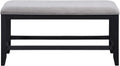 Steve Silver Furniture Yves Counter Bench Grey