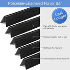 Criditpid Grill Replacement Parts for Weber Genesis 300 Series, 7620 Flavorizer Bars, 7622 Heat Deflector, 7528 Grates & 65054 Warming Rack Kit for Weber 310 S310 E320 E330 S330 EP310 Grill