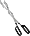 Shark BBQ Grill Tongs - 17 inch Black. Professional kitchen and outdoor grilling utensil. Long reach Barbeque Grilling Tongs. Ideal for steak, fish, burger, and sausage