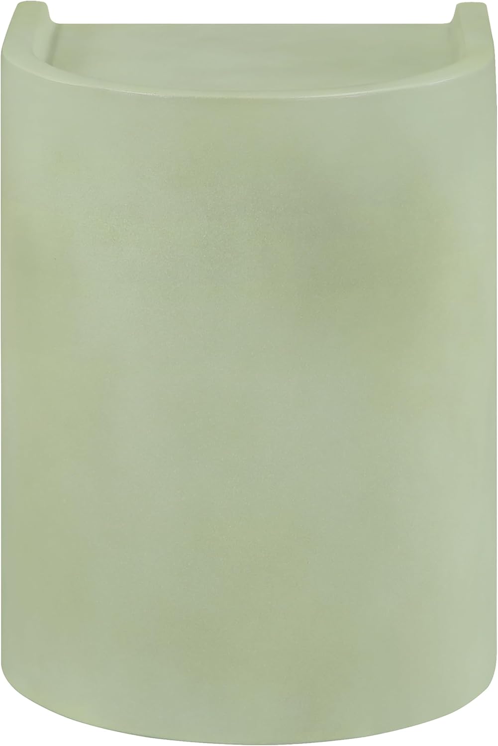 Meridian Furniture 646Green-ET Avenda Collection Art Deco End Table with Finished Concrete that can be Used for Indoors or Outdoors, 14.25" W x 14.25" D x 18.75" H