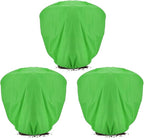 ANPHSIN 3 pcs 39.3in x 39.3in Plant Covers Freeze Protection - Winter Shrub Plant Protection Bags, Frost Blankets Cloths with Drawstring for Outdoor Garden Potted Plants, Green