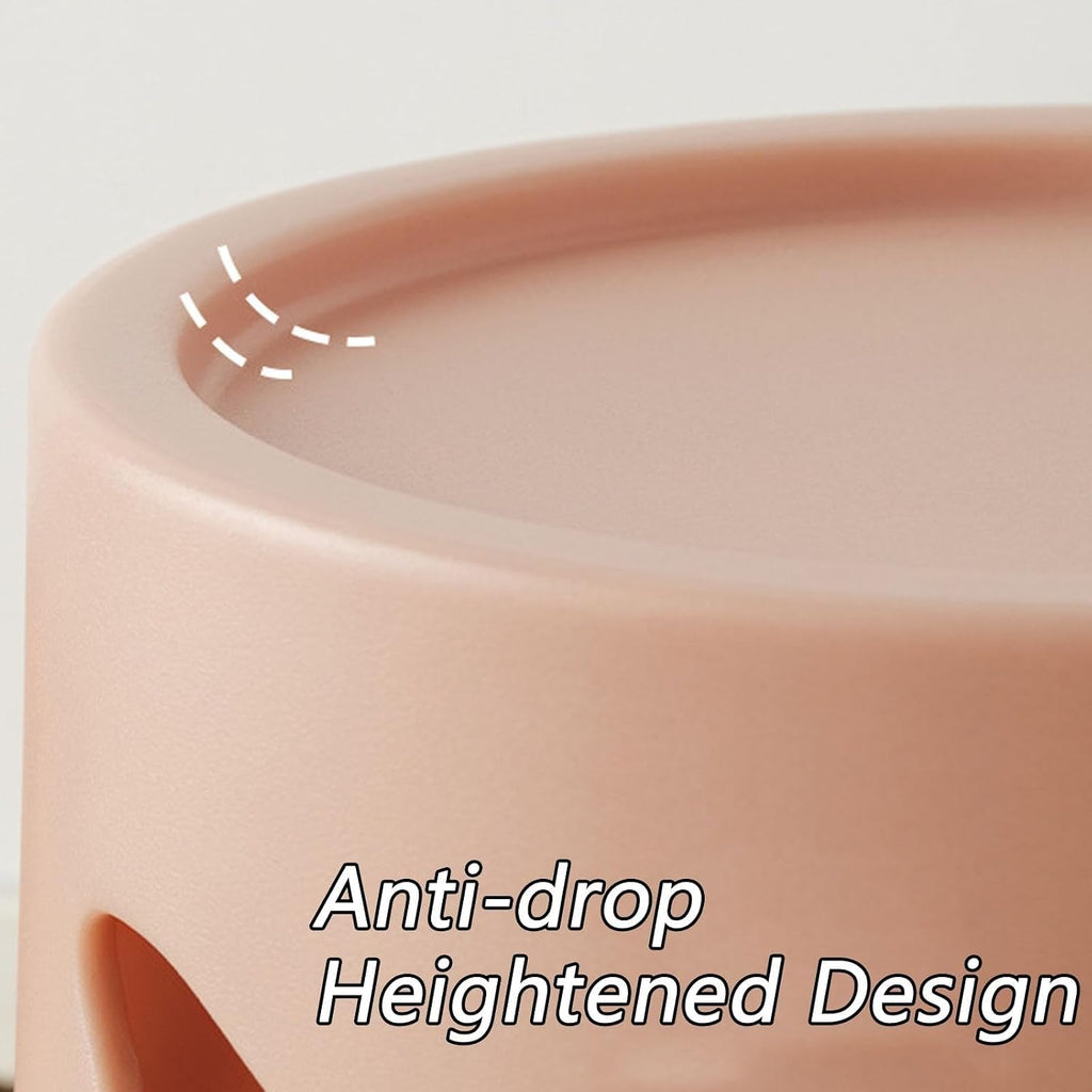 Side Table with Cat Nest End Tables Accent Tables Nightstand Bedside Tables for Home Small Spaces Home Furnishing(Pink)