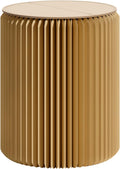 Folding Stool 17-Inch Foldable Paper Stool, Portable Folding Stool | Made with Eco-Friendly Kraft Paper Honeycomb Design, Only1.2 Inches Thick When Folded.Modern Minimalist Living Room Stool