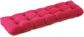 IPYNBAP Outdoor Bench Cushion, 48x18x5 Inch, Waterproof Bench Cushion for Outdoor/Indoor Furniture, Tufted Patio Bench Seat Cushion, Fade Resistant Outdoor Cushions for Porch Swing Couch, Burgundy