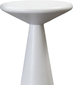 First of a Kind Set of 2 Side Table in White Concrete