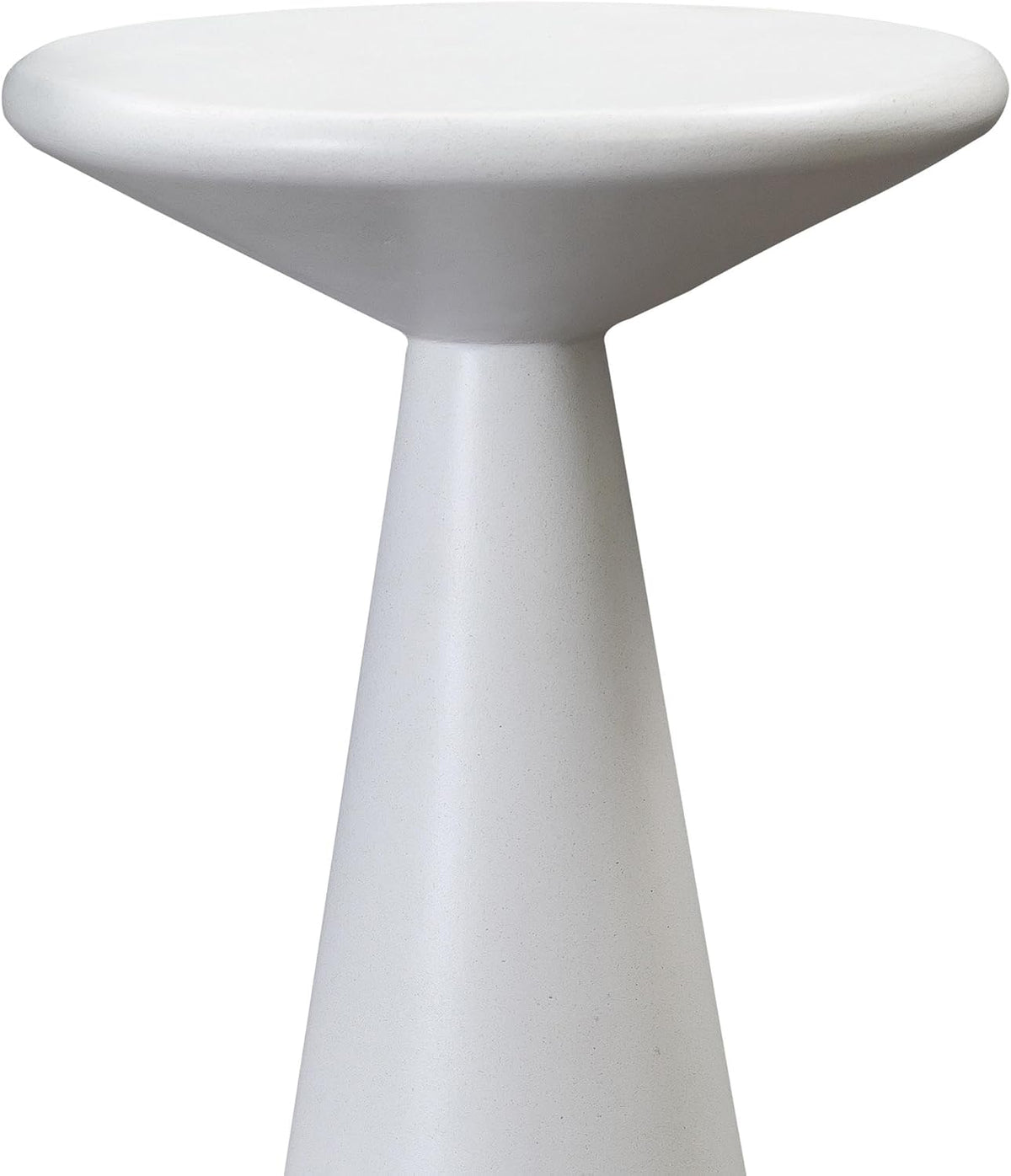 First of a Kind Set of 2 Side Table in White Concrete