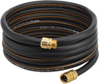 Giraffe Hybrid Garden Hose 5/8" x 25ft, Custom Length, NO Kink, Flexible, Leakproof Hose with Male to Female Fittings, 600 Burst PSI