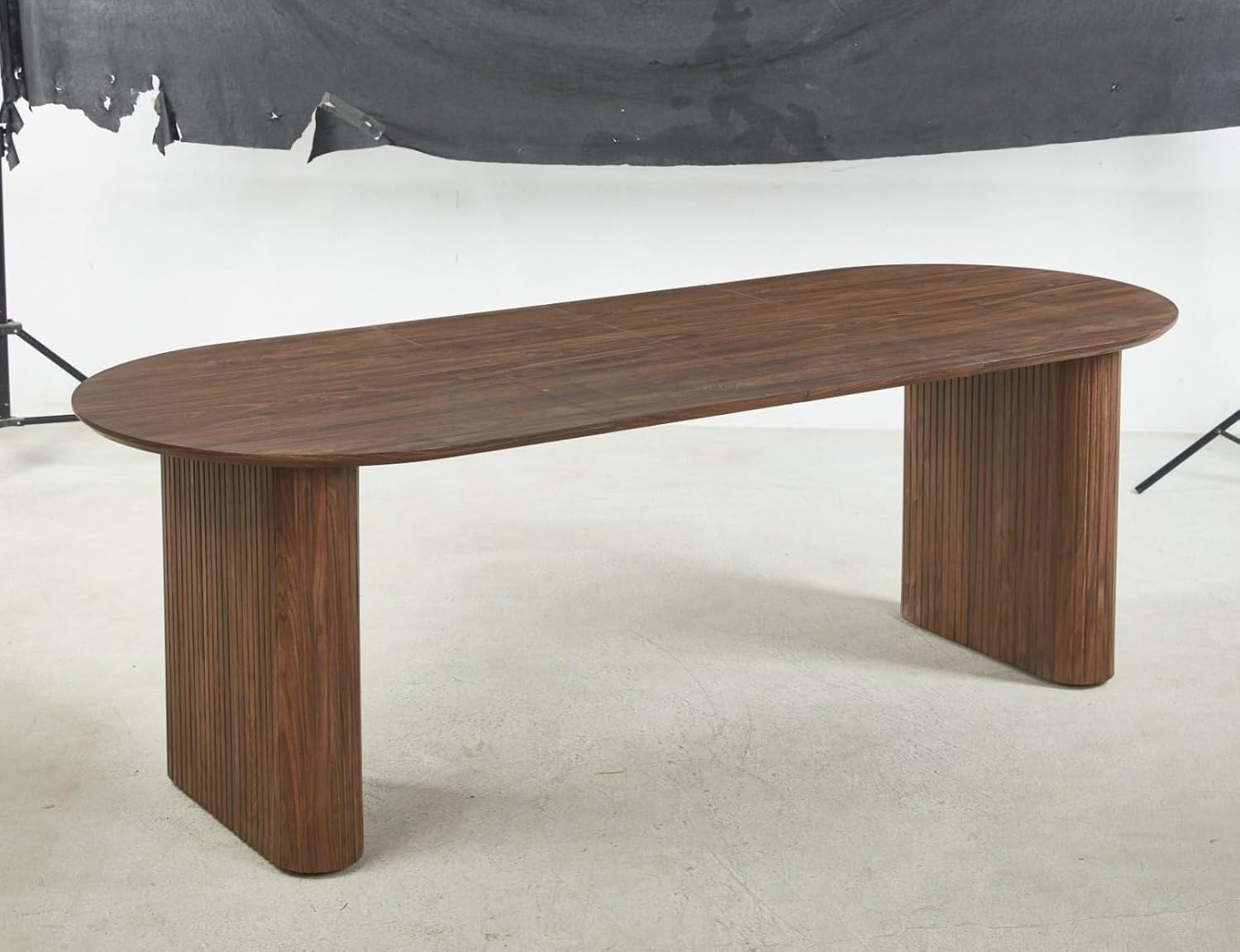 Expandable Dining Table,Wood Extendable Dining Room Kitchen Dinner Table, Long Dining Table for Kitchen
