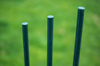 Garden Stakes 5/16" Dia, 5 FT FRP Plant Supporting Stakes for Climbing Tomato Cucumber Strawberry Bean Tree, Pack of 20, Dark Green