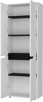 White 5 Shelf Kitchen Pantry