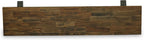 East West Furniture VB677 V-Style Modern Dining Table Bench with Wood Seat, 72x15x18 Inch, Multi-Color