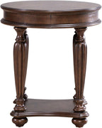 Liberty Furniture Allington Oval End Table for Living Room - Satin Sienna
