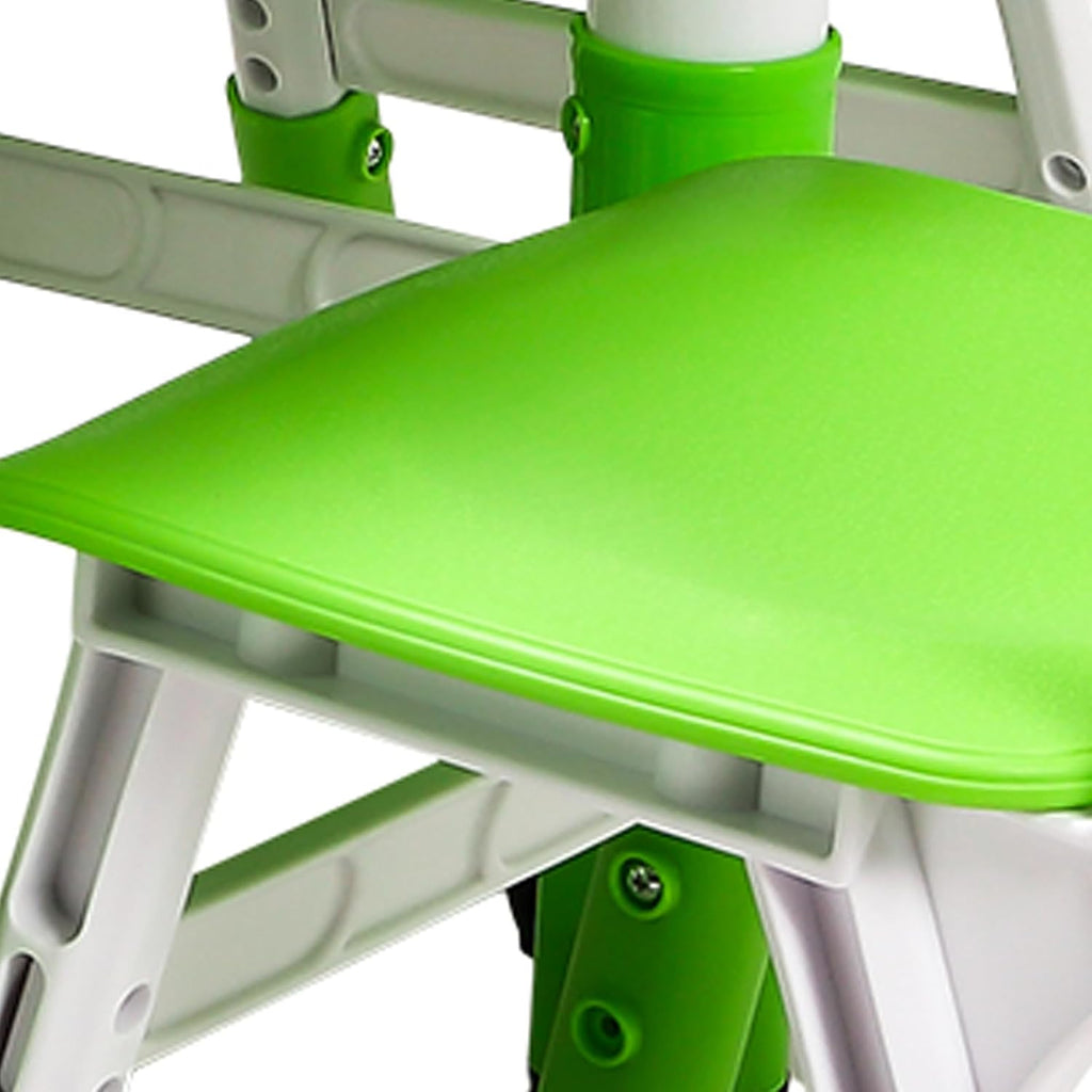 Kids Table and 4 Chairs Set, Green