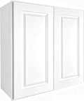 30" W x 30" H x 12" D Kitchen Wall Cabinet, White Shaker RTA Double Door Hanging Storage with Soft Close Hinges, Premium HDF & Plywood Built-in Cabinetry for Laundry Room, Bathroom & Pantry