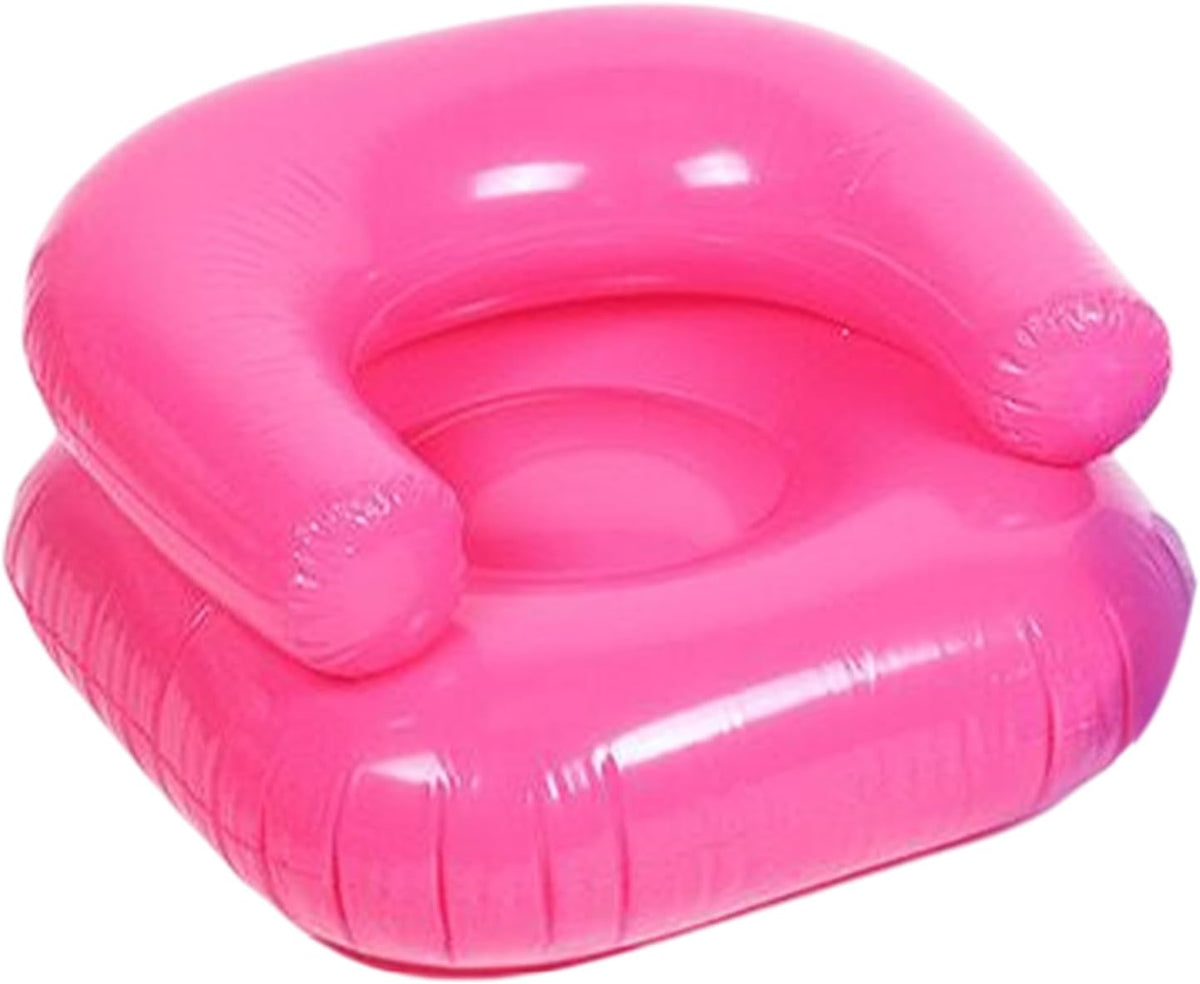 Inflatable Chair, Waterproof PVC Blow Up Chairs with 2 Air Vents, Portable Swimming Aider, Floating Seat for Boys Girls, Air Couches for Camping