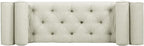 Jennifer Taylor Home Alma Tufted Flared Arm Entryway Bench, Taupe Polyester
