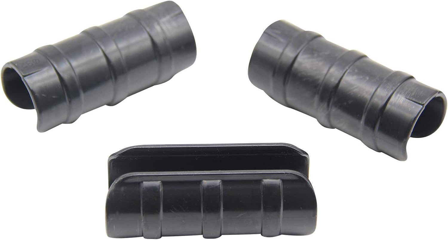 Garden Buildings Tube Clip 1.26 inch Black Greenhouse Clips Greenhouse Frame Pipe Tube Film Clip Connector Kit Pack of 10, Can Clamping Something Outer Diameter of 1.22-1.3in