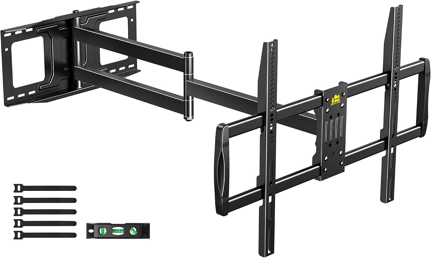 FORGING MOUNT 43–110 inch Long Arm Full Motion TV Wall Mount Holds 176 lbs, VESA 900x600mm, 42.8″ Long Extension for Screen Centered on Living Room,Heavy Duty TV Mount, Tilt, Fits 12″/16″/24″ Studs,