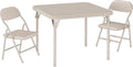 GAOMON 3 Piece Set Folding Table and Chairs Set, Boys and Girls Activity Table and Chairs Set for Dining Room,Daycare,Classrooms