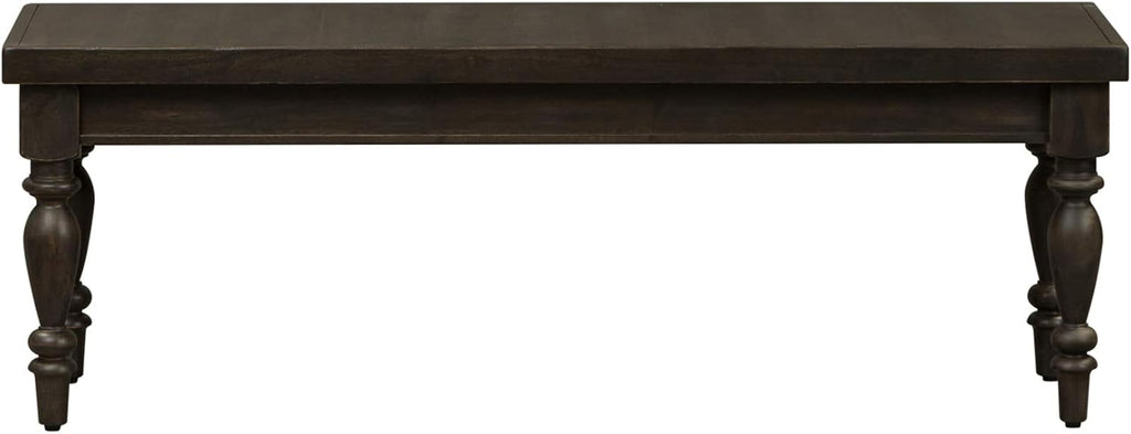 Liberty Furniture Industries Harvest Home Backless Bench, W52 x D16 x H18, Black
