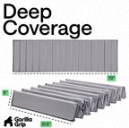 GORILLA GRIP Couch Cushion Support Board for Sagging Sofas, 21.5x70 Gray | Heavy Duty Slip Resistant Thick Boards Add Strong Seat Supports for Couch, Replacement Stuffing Firmer Couches Accessories