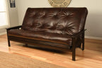 Kodiak Furniture Monterey Queen-size Futon, Espresso Finish with Oregon Trail Java Mattress