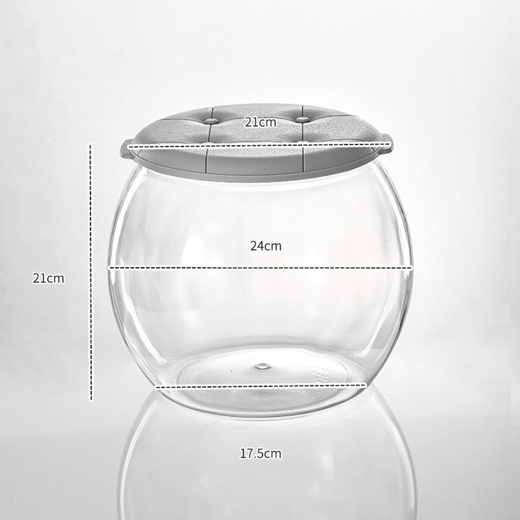 Transparent Storage Container Seat Combo, Kid-Safe Easy Handle for Movement Clear Multifunctional Storage Bin Stool