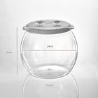 Transparent Storage Container Seat Combo, Kid-Safe Easy Handle for Movement Clear Multifunctional Storage Bin Stool