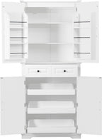 71" Tall Kitchen Pantry Cabinet with Storage, Cupboard for Kitchen