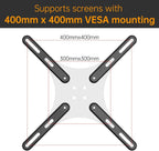 VESA Extension Mount Adapter Brackets Kit | For Screens 32 to 55 inch LCD LED TV, TV Mount Steel Conversion Plate for VESA up to 400x400mm