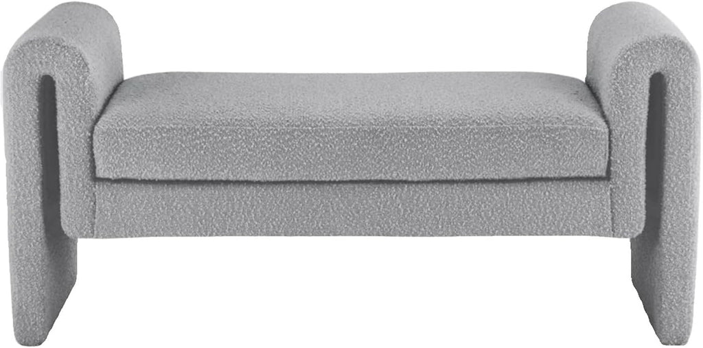 Modern Bedroom Ottoman Bench,Upholstered End of Bed Modern Entryway Shoe, Living Room Dinning Entryway