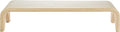 EARTHLITE Wooden Step Stool - Beautiful Finish, Large Surface, Strong & Stable Bed Step, Foot Stool, Massage Step-Up (4" or 7")