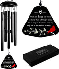 Sympathy Wind Chimes for Loss of Loved One, 30'' Cardinal Wind Chimes for Outside, Bereavement Gift in Memory of Loved One, Memorial Gifts for Loss of Mother Father Condolence Remembrance