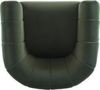 Christopher Knight Home Monroe Velvet Swivel Club Chair,Armchair with 360-Degree Rotation,Upholstered Barrel Swivel Sofa Chair for Living Room/Bedroom,Tufted Back,Thick Cushion, Iron Base, Olive Green