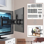Universal TV Mounting Hardware Kit | M4/M5/M6/M8 Screws & Spacers | VESA-Compatible for TVs & Monitors Up to 80" | Organized & Labeled for Quick Installation