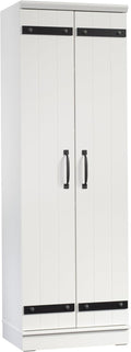 Sauder HomePlus 2-Door Kitchen Pantry Cabinet/Pantry cabinets, Soft White Finish