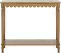 SAFAVIEH Home Collection Haven French Country Farmhouse Desert Brown Console Table for Entryway, Living Room, Foyer