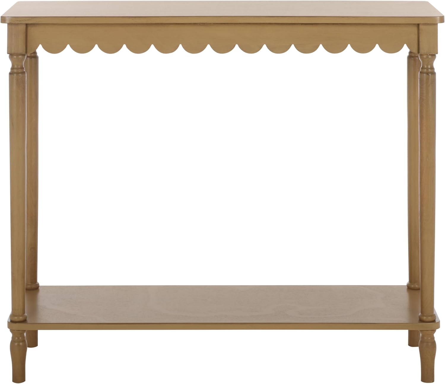 SAFAVIEH Home Collection Haven French Country Farmhouse Desert Brown Console Table for Entryway, Living Room, Foyer