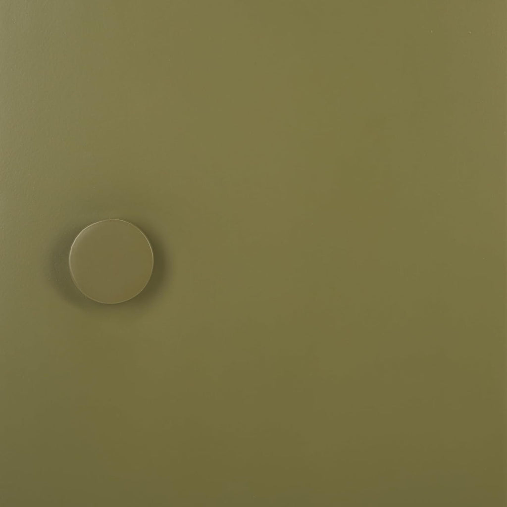 SAFAVIEH Couture Collection - Aldwyn Olive Green Metal Accent Table, Modern Fully Assembled Side Table (SFV6803B)